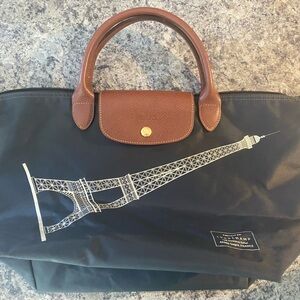 Longchamp Small Le Pliage Eiffel Tower Nylon Tote